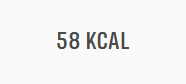 58 KCAL