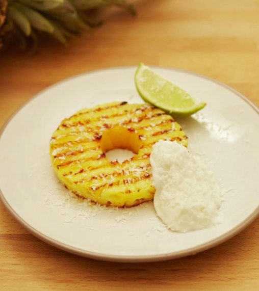 Chargrilled pineapple